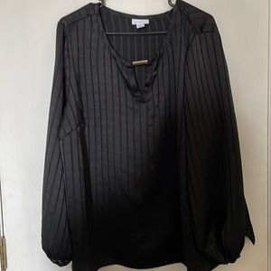 Liz Claiborne size 1X black dress shirt. Worn only once.